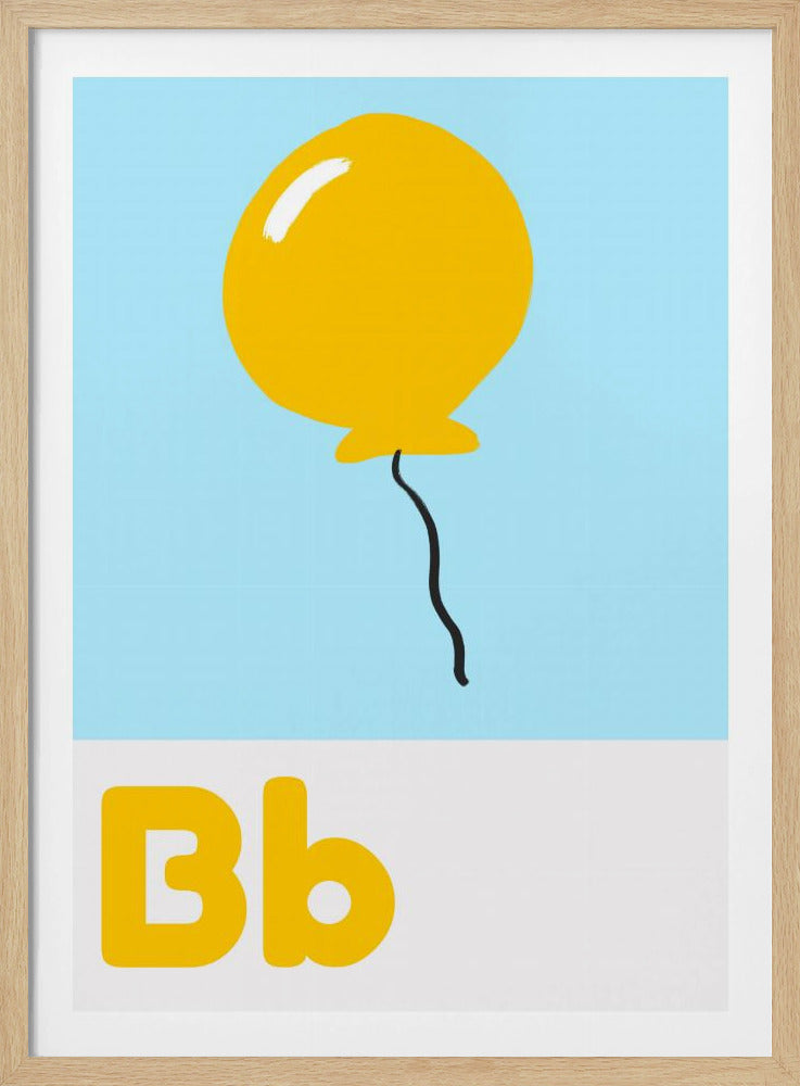 Yellow Balloon Float | Poster