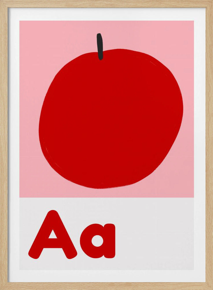 Red Apple Alphabet | Poster