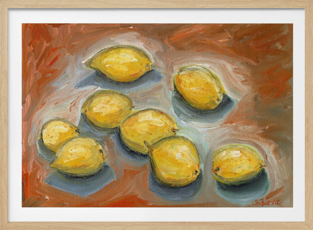 Lemons with Shadow | Poster