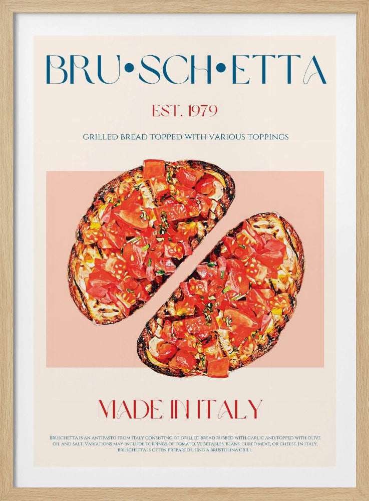 Flavorful Bruschetta | Poster