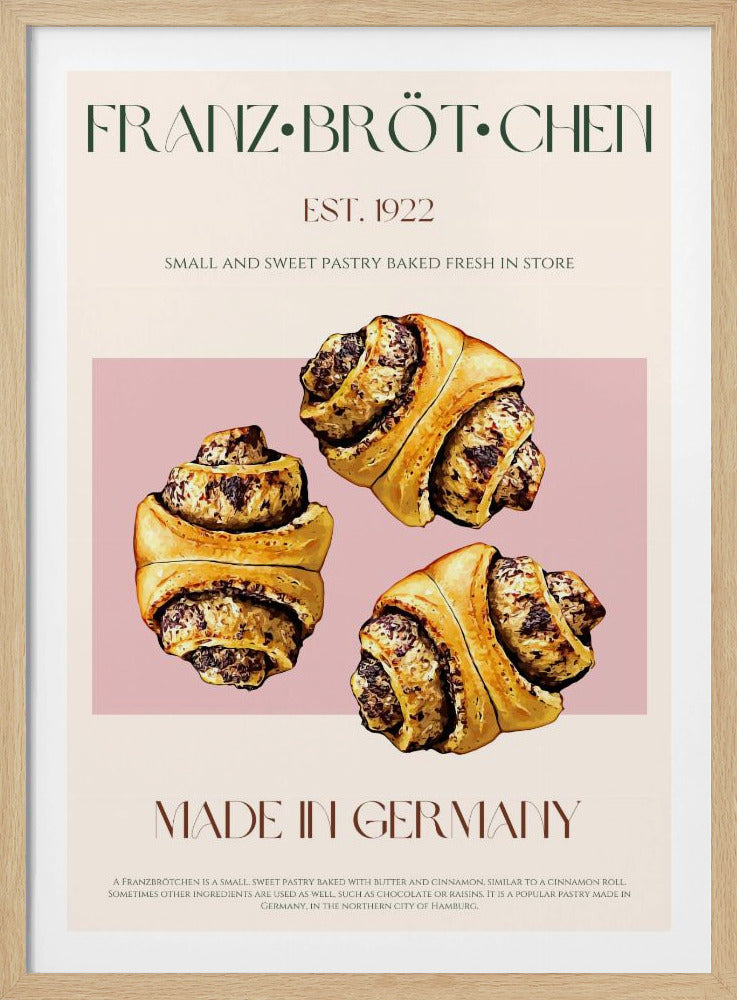 German Pastries Delight | Poster