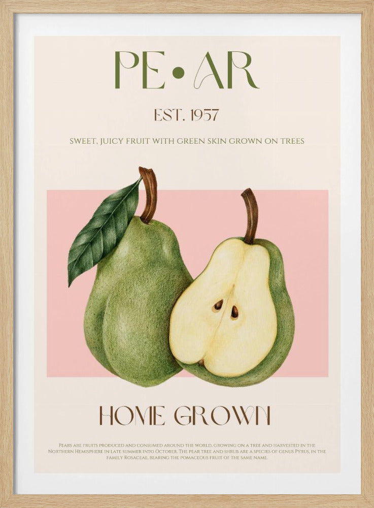Juicy Pear Delight | Poster