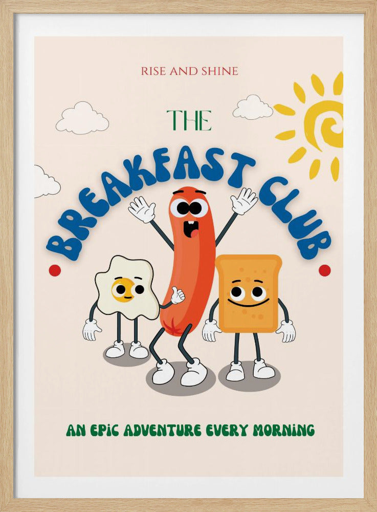 Breakfast-themed Cartoon | Poster