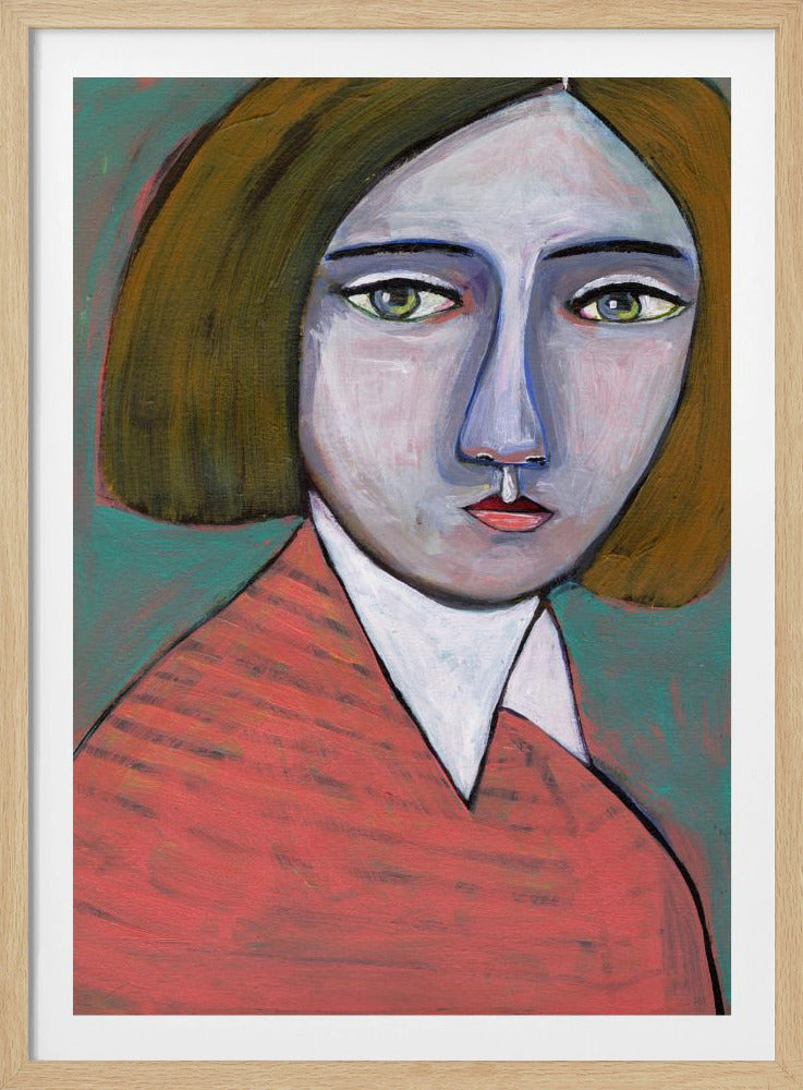 Lady in Melon Jumper | Poster