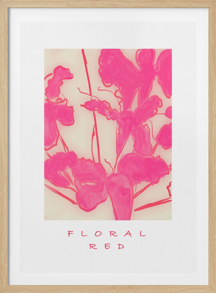 Floral Red | Poster