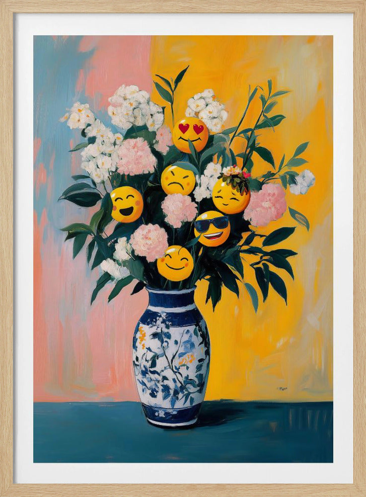 Floral Emojis | Poster