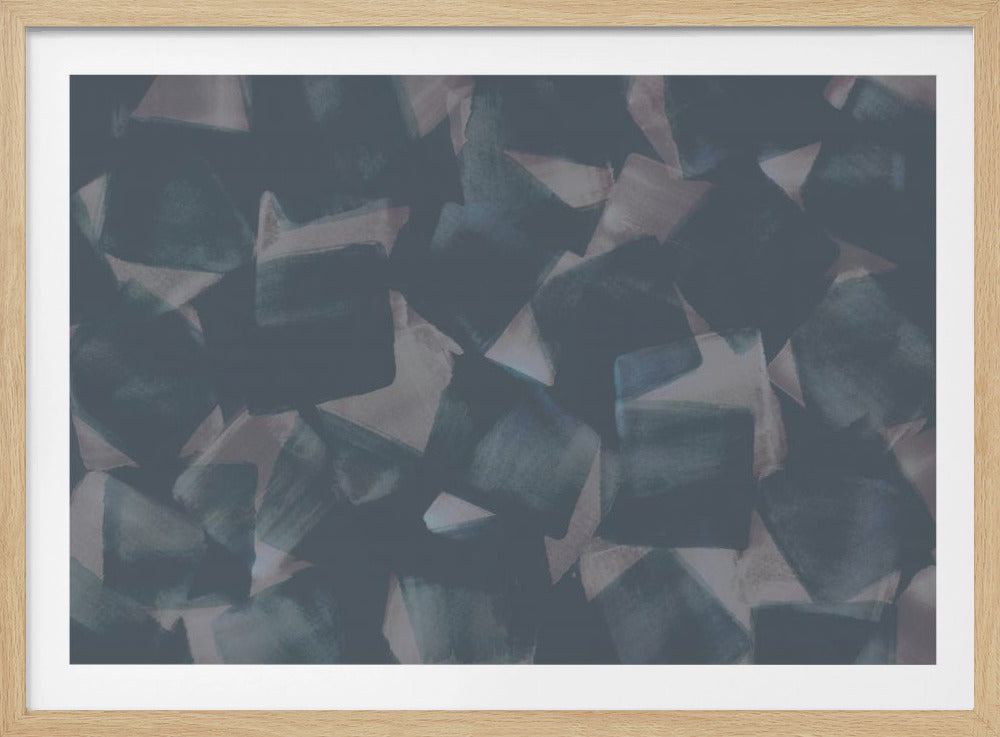 Soft Square Brushstrokes | Poster