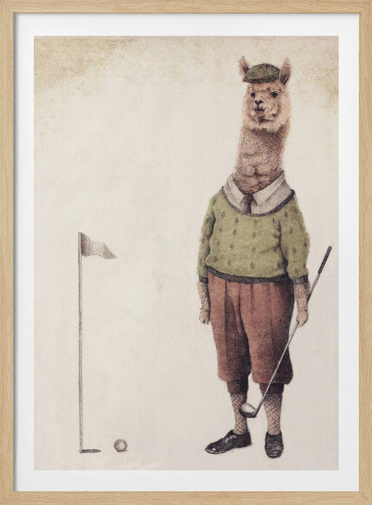 Alpaca Golf Club | Poster