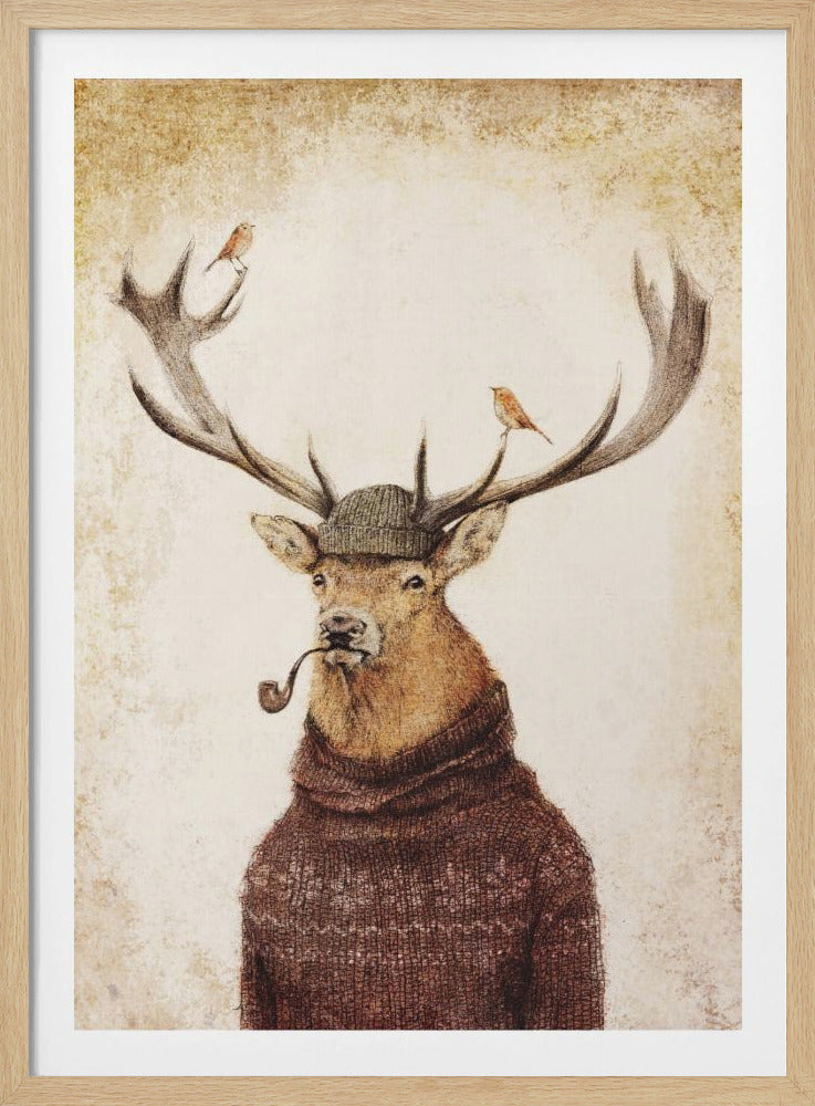 Winter Stag | Poster
