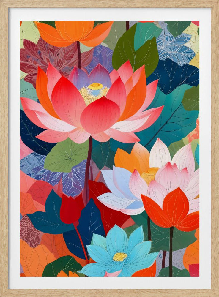 The Enchanted Lotus Garden | Poster