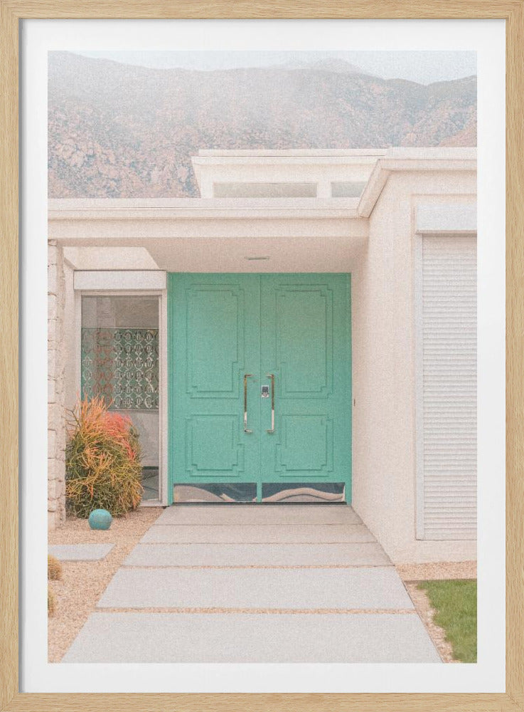 Turquoise Entryway | Poster