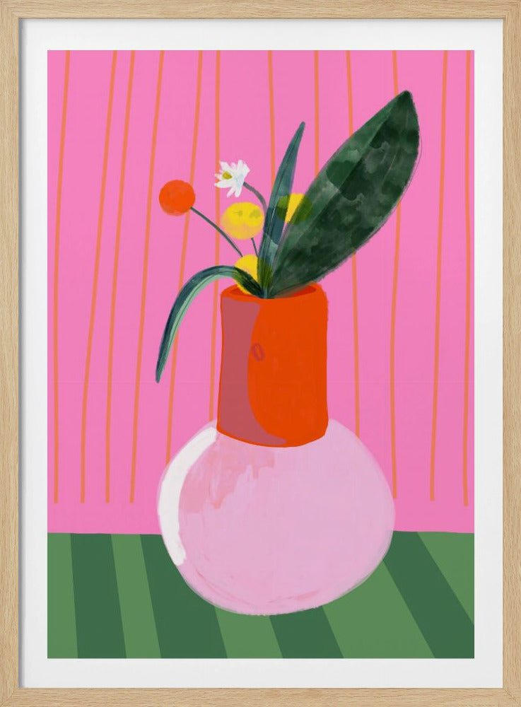 Vibrant Vase Display | Poster