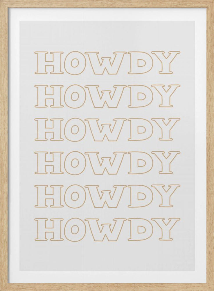 Neutral Howdy | Poster
