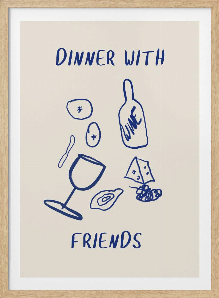 Wine and Cheese Night | Poster