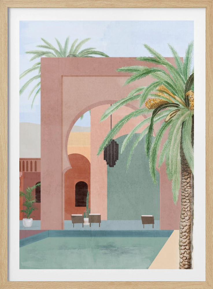 Moroccan Pool | Poster