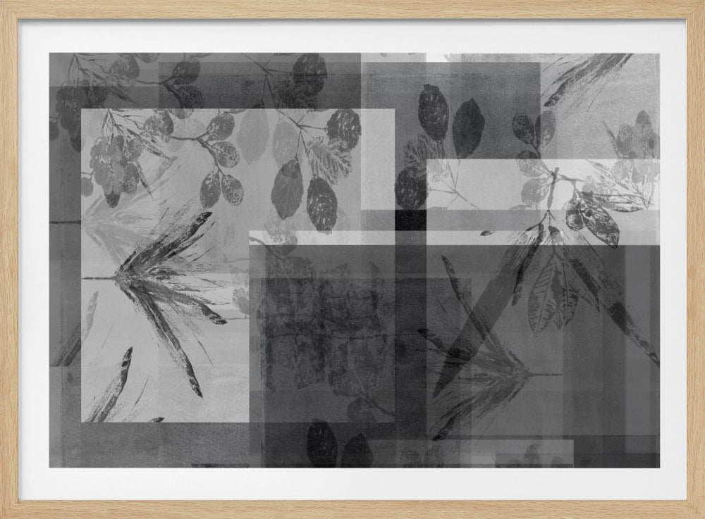 Abstract Botanicals in Neutral Tones | Poster