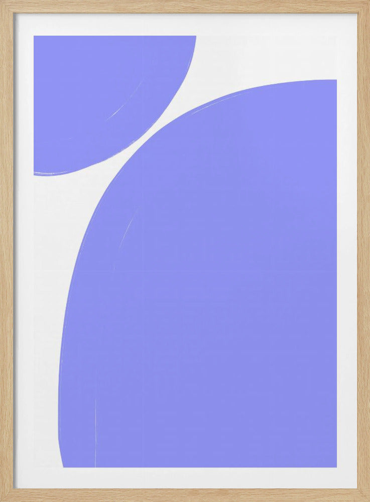 Soft Purple Curves | Poster