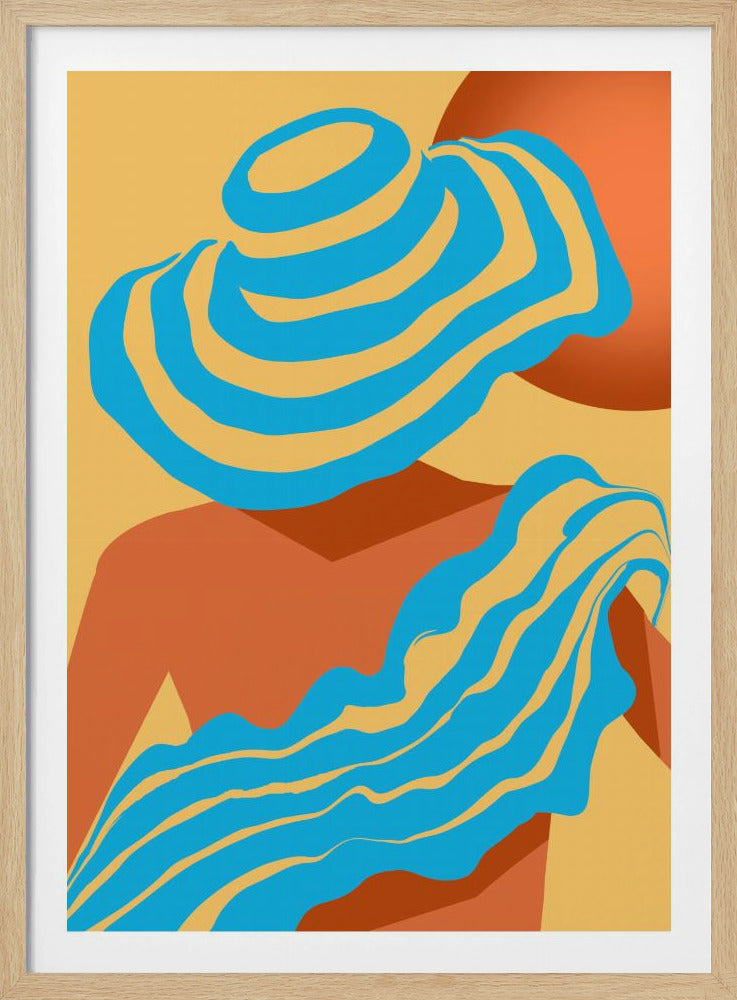 Sunlit Wavesstripe | Poster