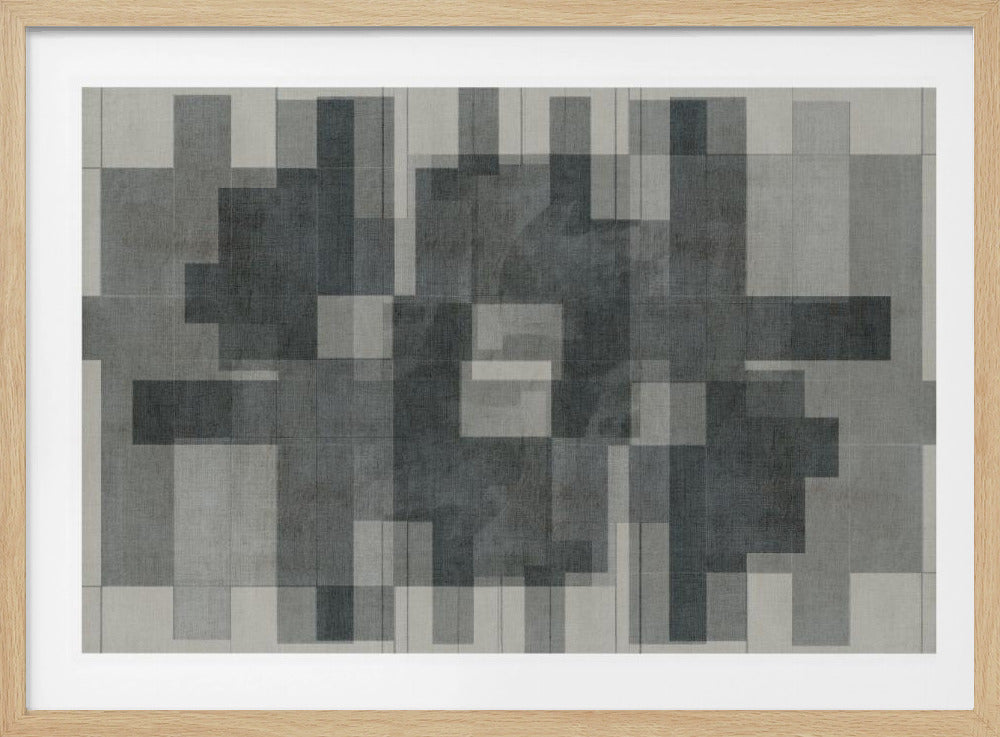 Mid Century Modern in Grayscale | Poster