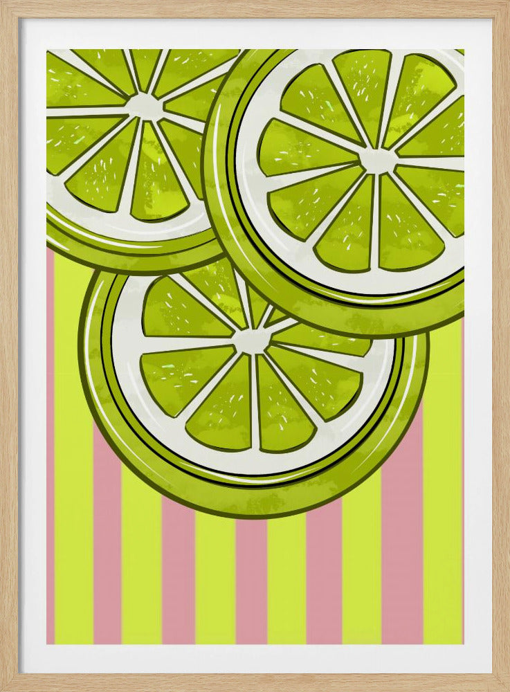 Lime On Pink | Poster
