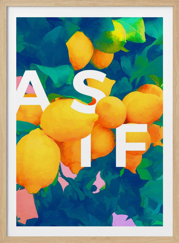 Bright Yellow Lemons | Poster