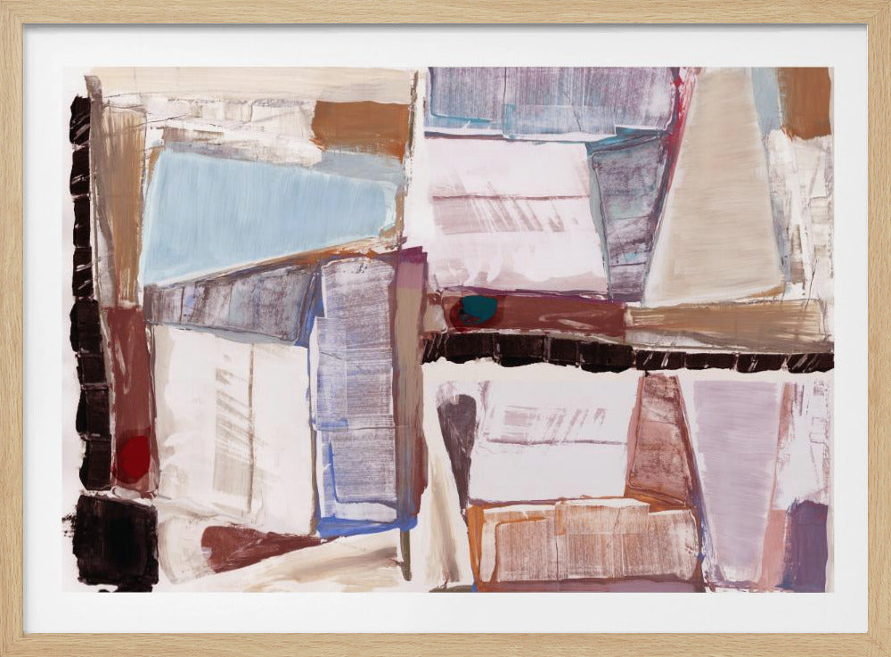 Constructed Abstraction Red | Poster