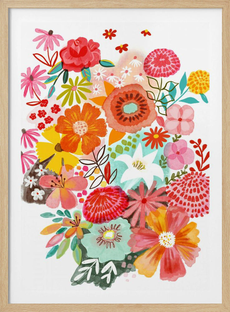 Summer Garden In Full Bloom | Poster
