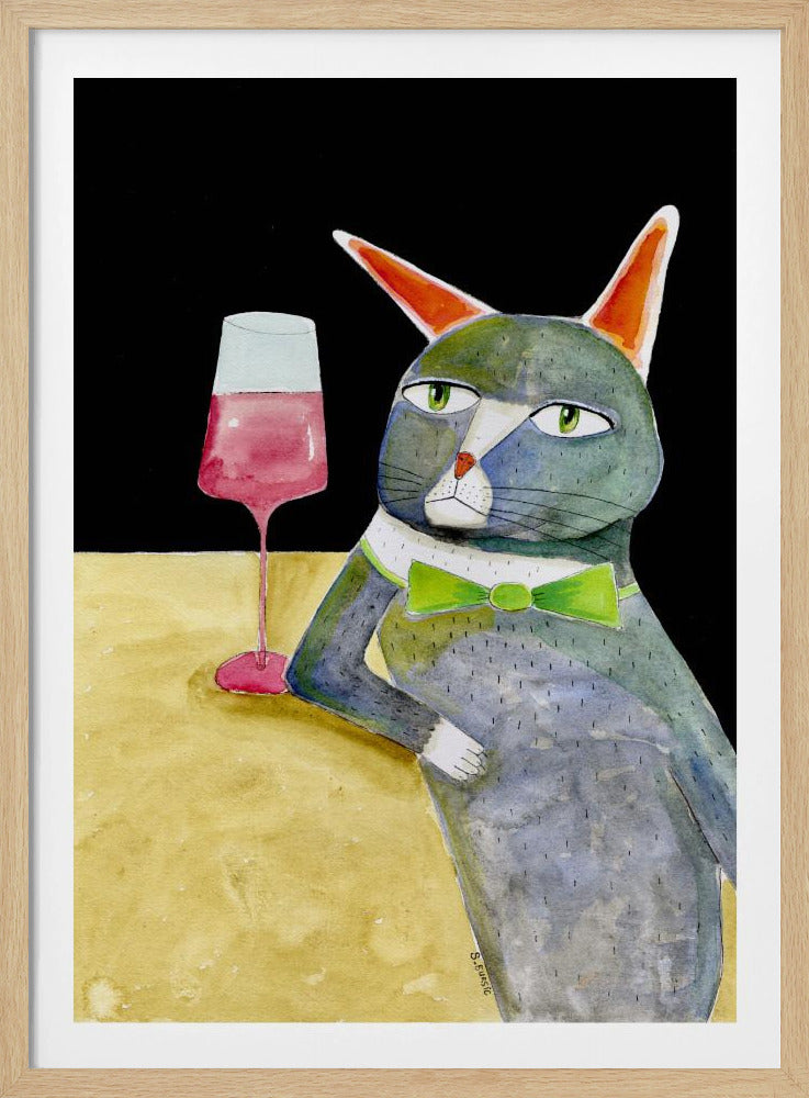 Cat at the Bar | Poster