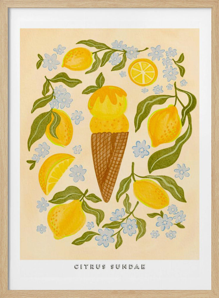 Citrus sundae | Poster