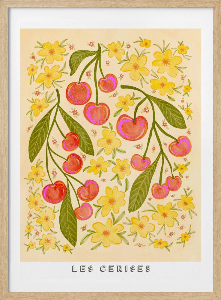 Whimsical Cherry-Themed Design | Poster