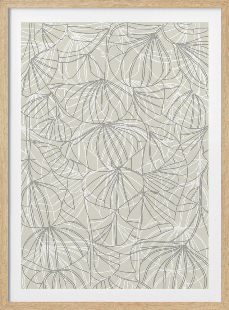 Abstract Floral Line | Poster