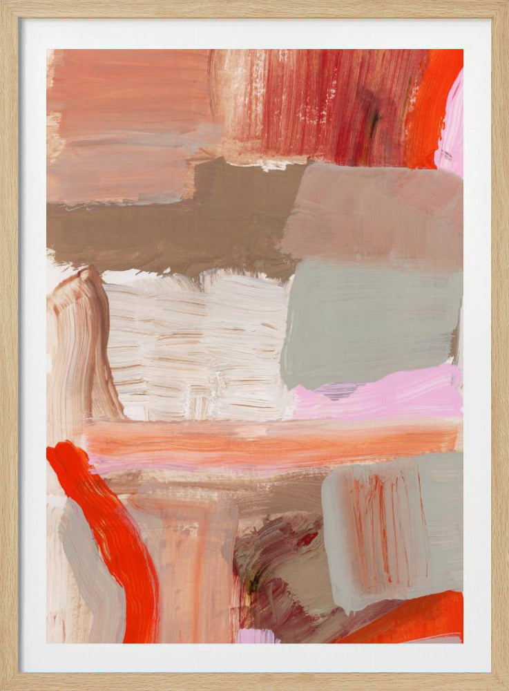 Colorful Bold Brushstrokes | Poster