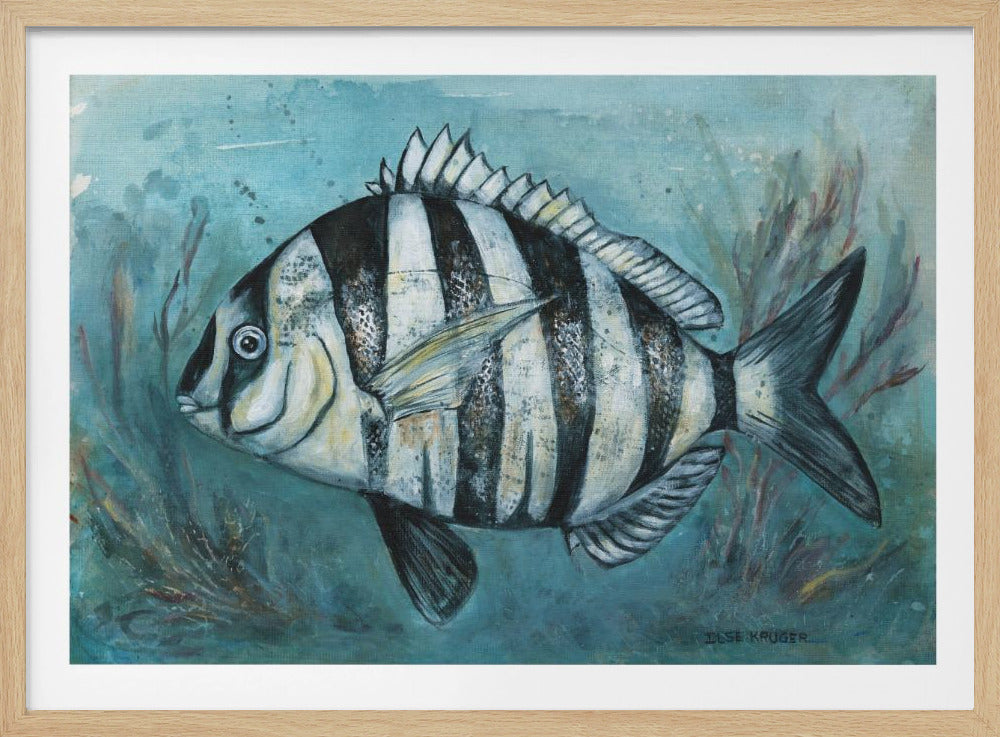 Striped Sea Beauty | Poster