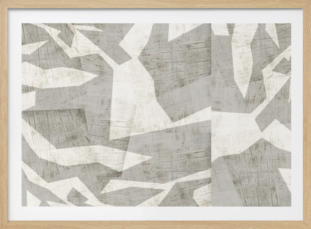 Geometric Patterns With A Textured | Poster