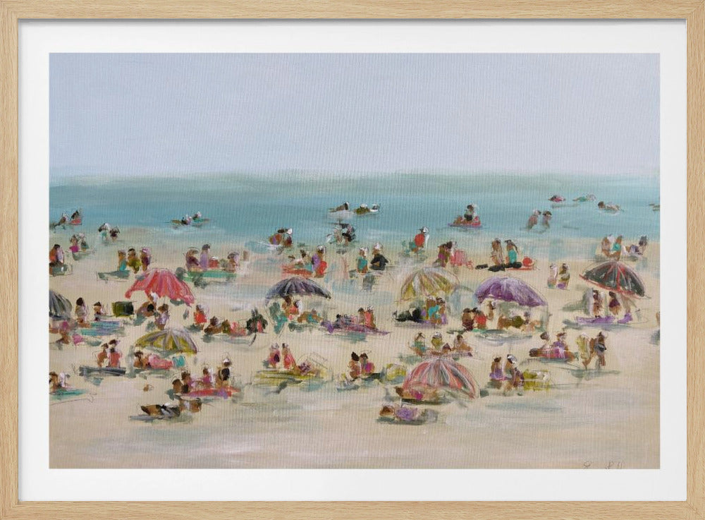 Impressionist Beach Scene | Poster