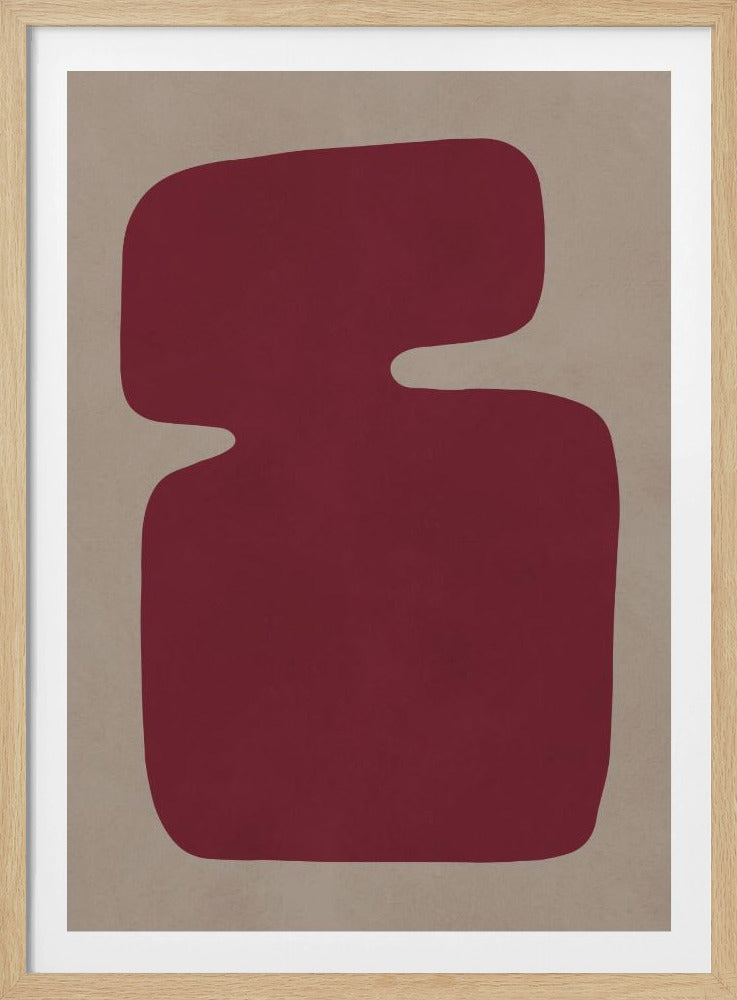 Crimson Silhouette | Poster