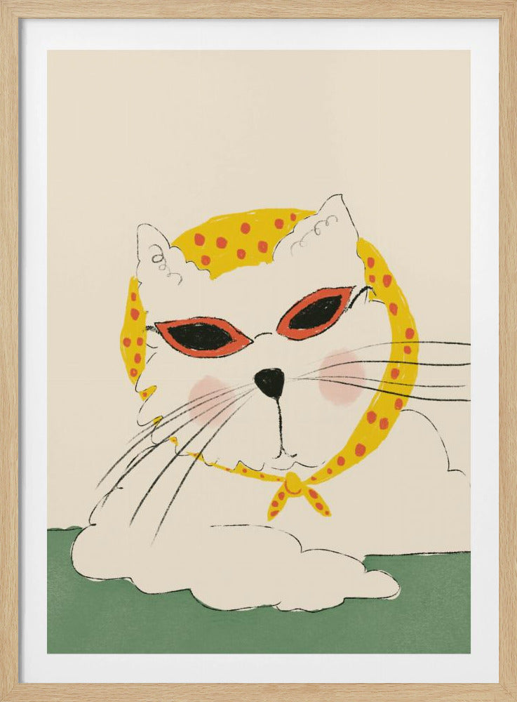 Chic Feline Pose | Poster