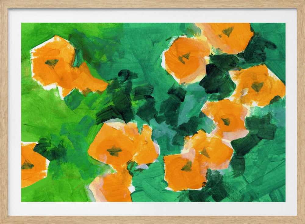 Golden Bloom Burst | Poster