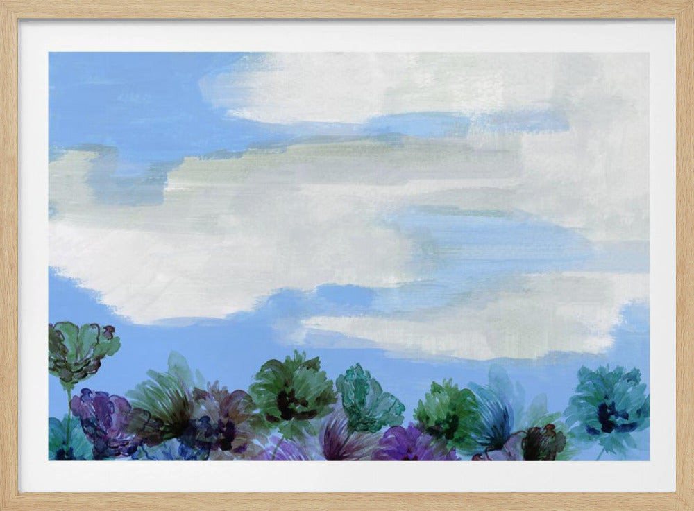 Whispering Wildflowers Sky | Poster