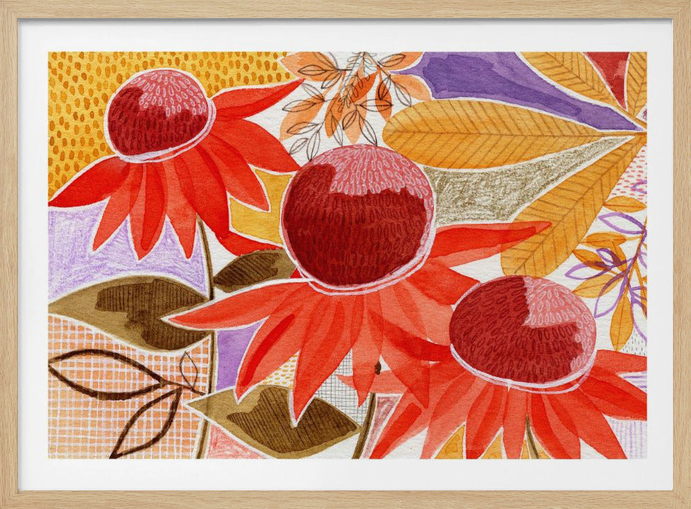 Layered Botanical Watercolour | Poster