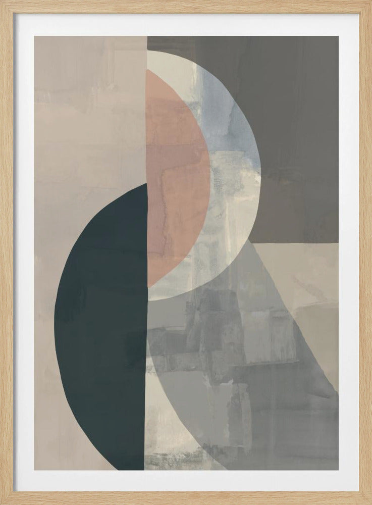 Geometric Forms And Muted Colors | Poster