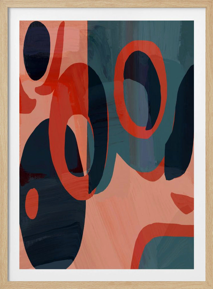 Geometric Shapes And Vibrant Colors | Poster