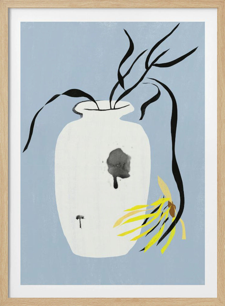 Vase And Withered Bloom | Poster