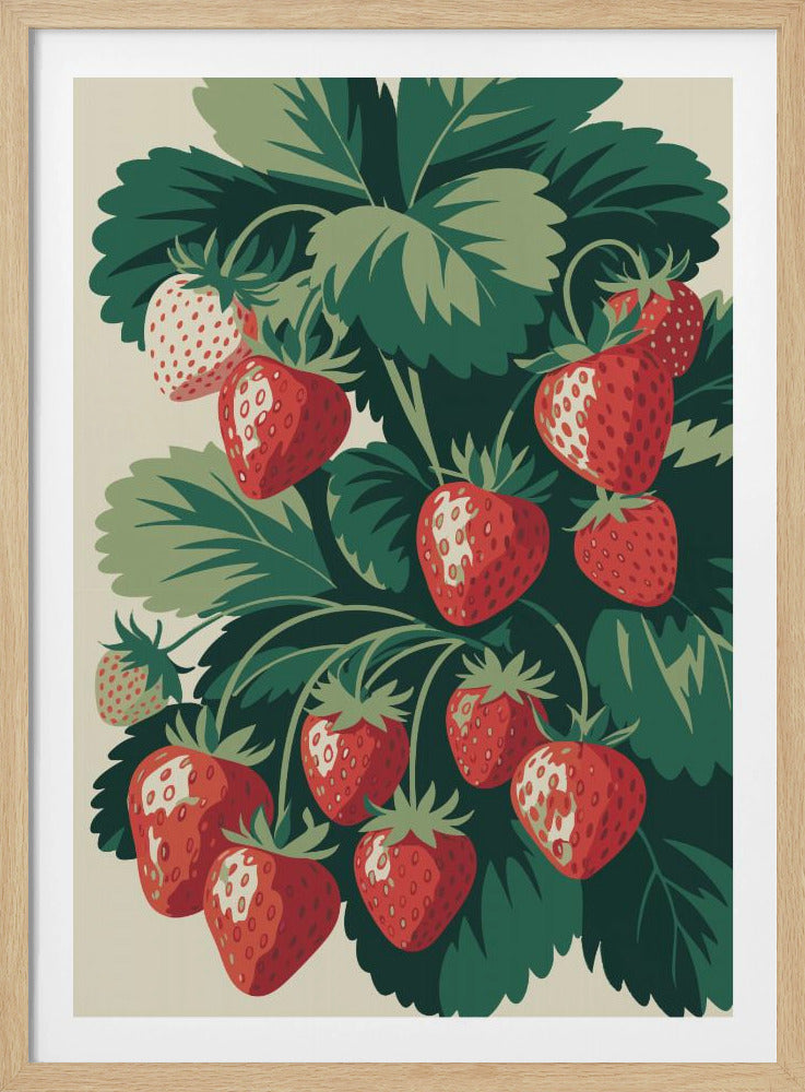 Juicy Strawberry Delight | Poster