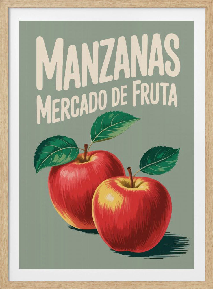 Vibrant Red Apples | Poster