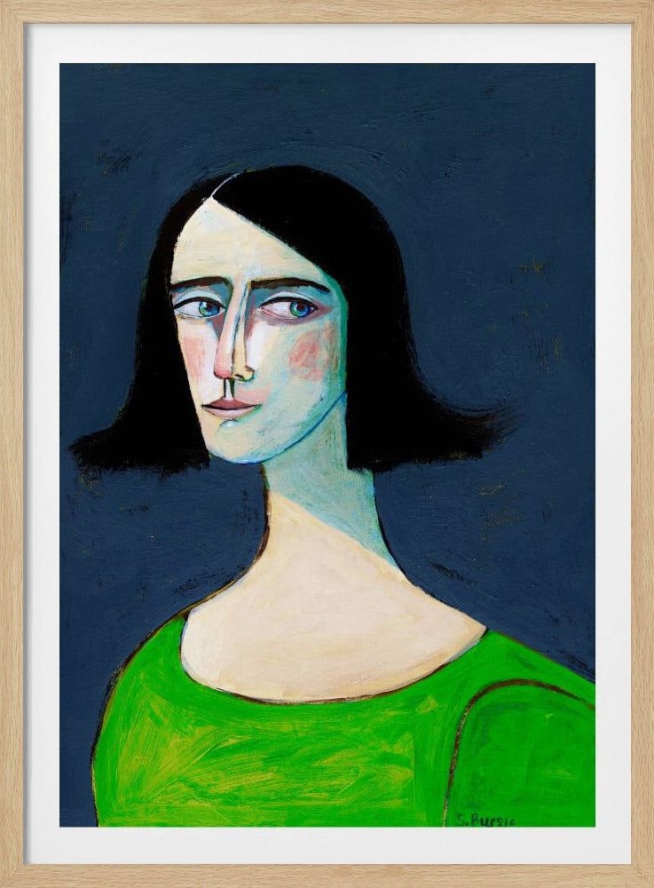 Woman Portrait - Never Look Back | Poster