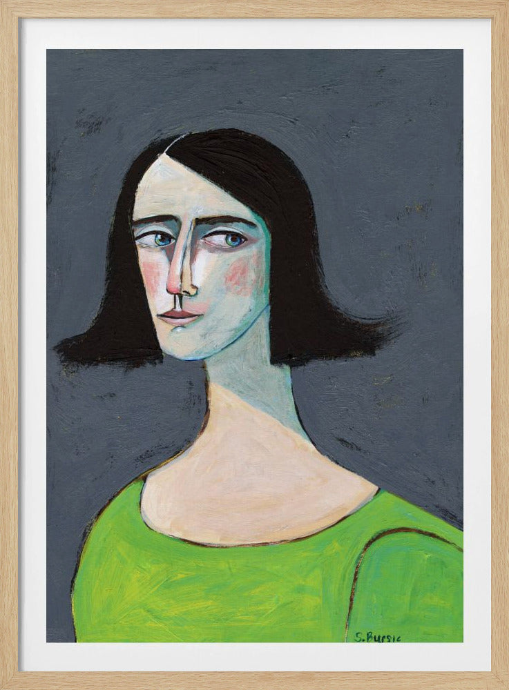 Woman Portrait - Never Look Back | Poster