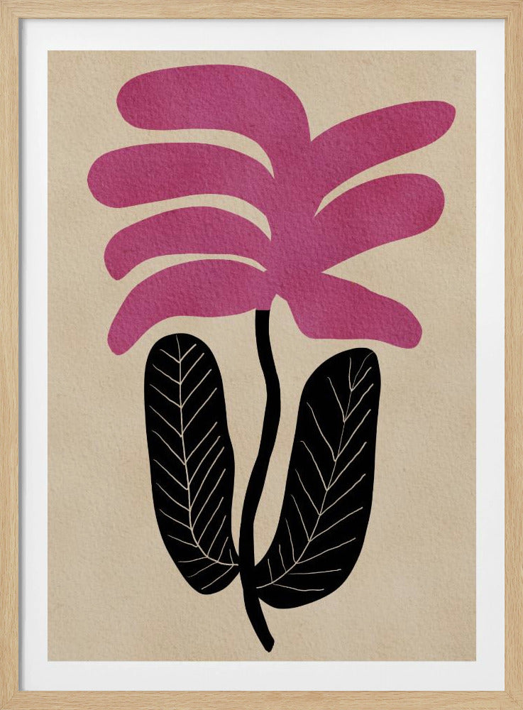 Pink floral flower | Poster