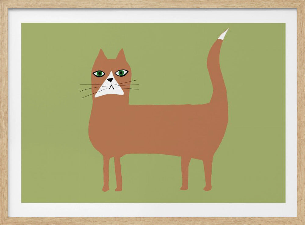 Cat ginger orange | Poster