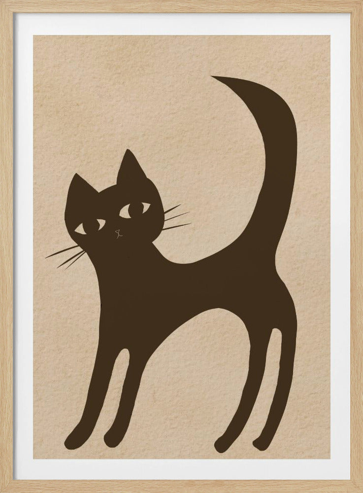 Brown cat | Poster